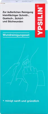 Produktbild von Holthaus Medical YPSILIN Wundreinigungsset groß mit 100 ml Fluid + 20 Tüchern