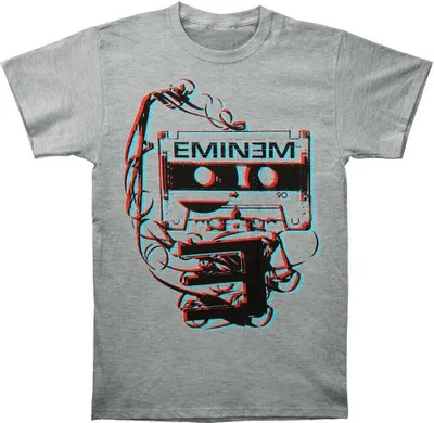 Produktbild von Eminem - T-Shirt für Herren/Damen Uni RO1472 (XXL) (Grau)