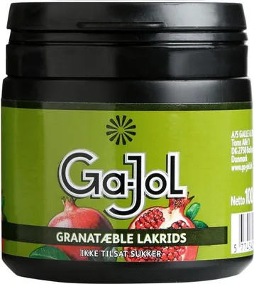 Produktbild von Ga-Jol Granatæble Lakrids zuckerfrei 100g