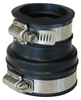 Produktbild von Rohrverbinder Gummi Rohrmuffe Gummimuffe Flexmuffe Rohr Muffe Reduziermuffe 24-32 zu 42-50