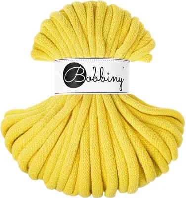 Obrázek produktu pro Bobbiny Jumbo 9 mm 30 m Canary Yellow Šňůra
