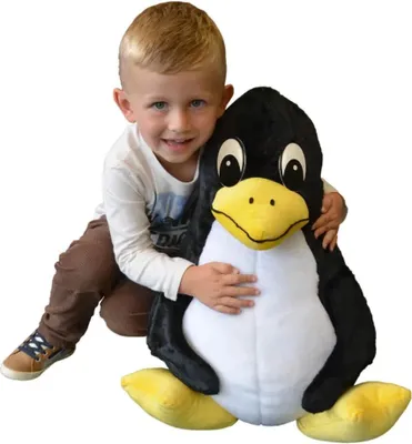 Produktbild von Plüschtier Pinguin Sven, 55 cm – Kuscheltier für Kinder und Erwachsene