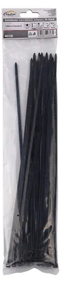 KesTek Kabelbinder 4,8x350mm schwarz 50Stk Nylon Binder Kabelbinder Set 4066986403361 407954 40336KT