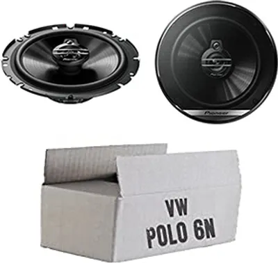 Produktbild von Lautsprecher Boxen Pioneer TS-G1730F - 16,5cm 3-Wege Koax Paar PKW 300WATT Koaxiallautsprecher Auto Einbausatz - Einbauset passend für VW Polo 6N - justSOUND