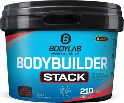 Produktbild von BODYLAB Bodybuilder Stack - 210 Kapseln
