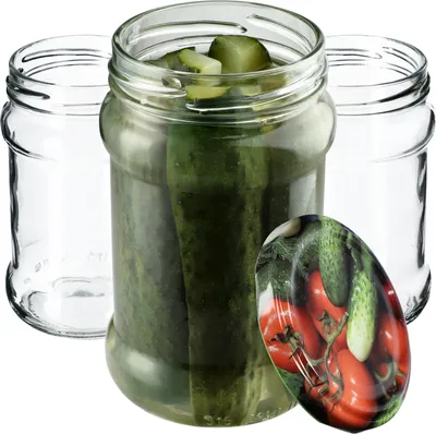 Image de KADAX petits pots 315 ml, fi66, Pots à miel, Pots à confiture avec couvercle