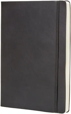 Produktbild von Amazon Basics Undatierter Tagesplaner und Journal für 6 Monate - Softcover, 8.5" x 11", Schwarz