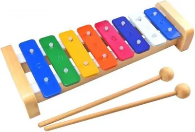 Produktbild von keepdrum KGS2 Glockenspiel für Kinder mit Kazoo Tröte Rot