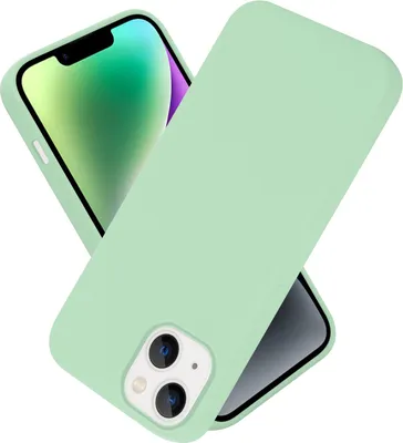 Produktbild von Cadorabo Schutzhülle für Apple iPhone 14 PLUS Hülle in Grün Handyhülle Case Cover TPU Etui
