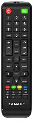 Originale Fernbedienung für SHARP 1T-C24FA2EF2NB | 32FA2E | 32FA4E, KI-generiertes Bild