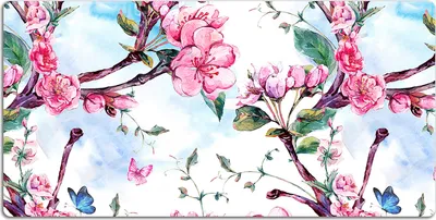Produktbild von Schreibtischmatte Tischunterlage 120x60 cm Mauspad - Aprikosenbaum