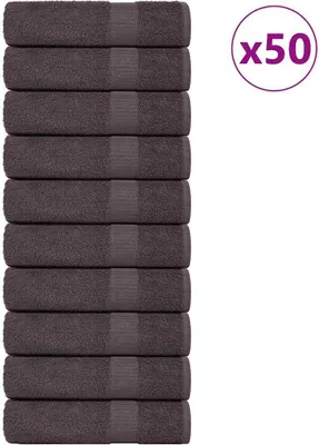 Produktbild von Handtücher FROGN 50 Stk. Anthrazit 50x100 cm 360 g/m²