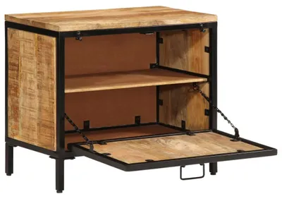 Obrázok produktu pre vidaXL Skriňa na topánky 60x35x53 cm Hrubé masívne drevo mango