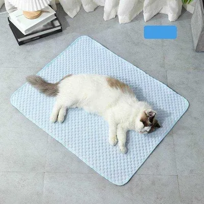Produktbild von Hondenmat blauw, wasbaar, antislip, voor hondenkennels en vloeren, zomerbinnenzwemmmat.