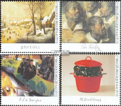 Produktbild von Briefmarken Belgien 2001 Mi 3054-3057 (kompl.Ausg.) postfrisch Kunst