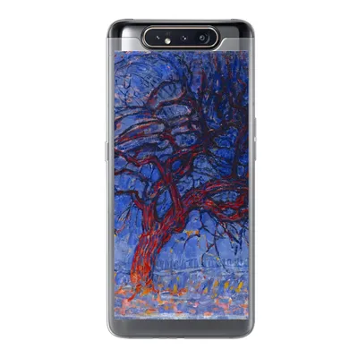 Produktbild von MuchoWow® Handyhülle Schutzhülle Hülle für Samsung Galaxy A80 Roter Baum - Piet Mondrian Silikon Softcase Handy Hülle - Schutzdeckel