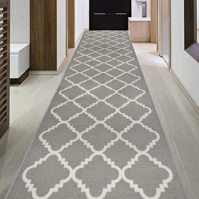Produktbild von Famanu Teppich Läufer - Grau, 65 x 300 cm, Antirutsch