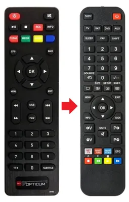Produktbild von Fernbedienung geeignet für OPTICUM C200-PVR-MINI