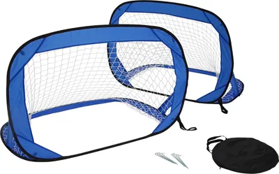 Produktbild von Fußballtore Set von 2 - Mini Pop-up Tore für Garten und Strand - Faltbar und tragbar - Ideal für Kinder und Erwachsene