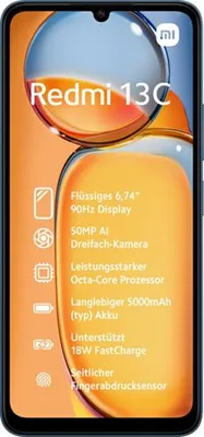 Produktbild von Xiaomi Redmi 13C Dual SIM Blau 128 GB Akzeptabel