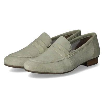 Produktbild von Rieker Slipper Damen Leder und Synthetik GrünGröße:36