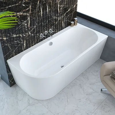 Obrázek produktu pro Kolpasan volně stojící rohová vana DREAM-SP-L - barva: bílá, rozměr: 180x80 cm