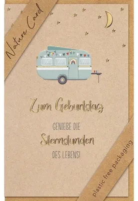 Produktbild von BSB 69-3038-2 Geburtstagskarte Nature Card - inkl. Umschlag