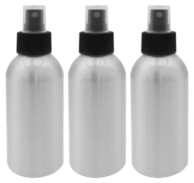 3 Alu-Sprühflaschen 120 ml Feiner Nebel Nachfüllbar