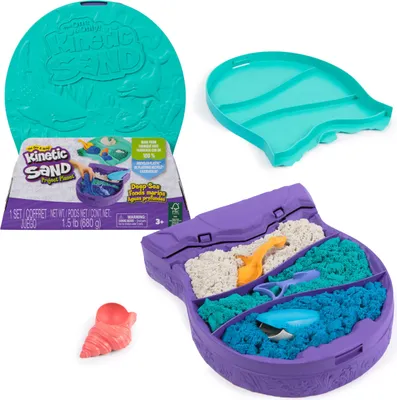 Produktbild von Spin Master Kinetic Sand Project Planet - Ozean Spielset, Spielsand