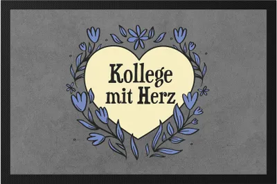 Produktbild von Kollege mit Herz Fußmatte  Geschenkidee Zum Danke Sagen Bester Kollege