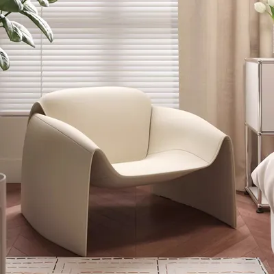 Produktbild von 360Home Stuhl Einzelsessel kreative DesignerStuhl Lounge Stuhl Einzelsofa Sessel  Beige