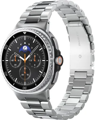 Zdjęcie produktu dla Spigen Modern Fit 316L, Band, Smartwatch, Stal nierdzewna, Apple, Watch 8 (40mm), Watch 8 (44mm), Watch 8 Classic (46mm), Stal nierdzewna