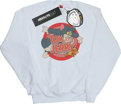 Produktbild von Tom and Jerry - "Classic Catch" Sweatshirt für Herren BI1940 (XL) (Weiß)