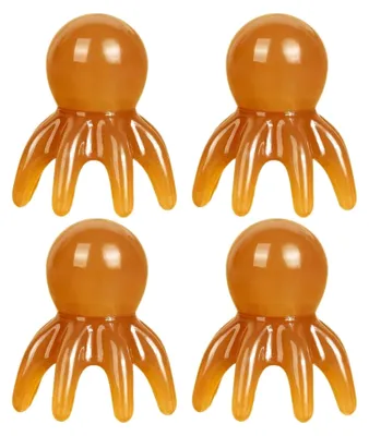Produktbild von 4-teiliges Kopfhautmassagegerät im Oktopus-Design
