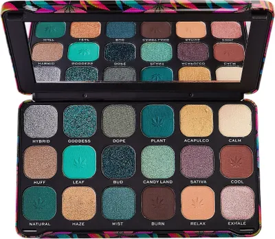 Produktbild von Makeup Revolution Forever Flawless Good Vibes Lidschattenpalette Chilled 19,8 g