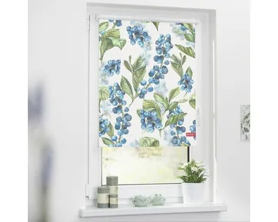 Obrázek produktu pro Roleta na okno Lichtblick bez vrtání modrá borůvka 45x150 cm včetně upínacích držáků