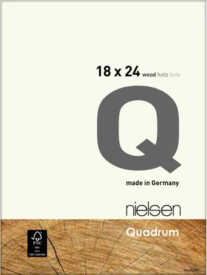 Produktbild von nielsen Holz Bilderrahmen Quadrum, 18x24 cm, Deckend Weiß