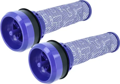 Produktbild von vhbw 2x Vormotorfilter kompatibel mit Dyson DC37, DC37c, DC39c, DC28, DC33, DC41, DC53, DC39, DC28c, DC33c Staubsauger - Motorschutzfilter, Abwaschbar