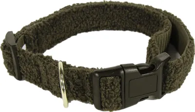 Produktbild von Kentucky Dogwear Halsband Teddy Fleece Hundehalsband Tannengrün XXS