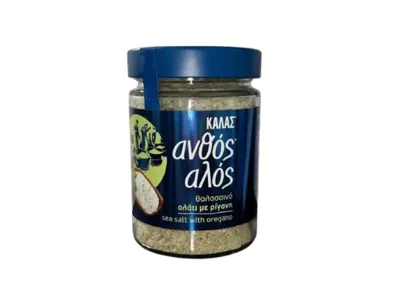 Obrázek produktu pro KALAS Květinová mořská sůl s oregánem z Řecka, 300gr