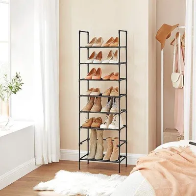 Produktbild von Famanu Schuhregal mit Stauraum - 45 x 28 x 80 cm