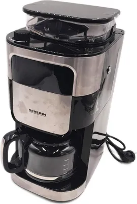 Produktbild von SEVERIN KA 4813 Filterkaffeemaschine Edelstahl-Mahlwerk feinste Mahlung Filter (129,99)