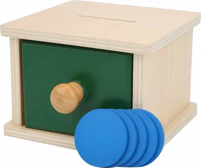 Image de Bébé Imbucare Boîte Enfants Jouets Bois Monnaie Balle Garçons Filles Jouets éducatifs#1