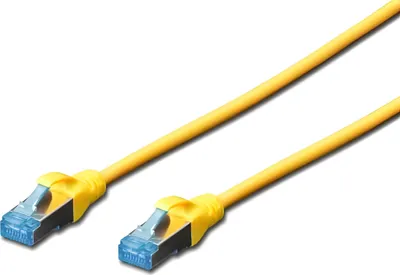 Produktbild von DIGITUS Patchkabel RJ45 SF/UTP Cat5e  5.00m gelb Polybeutel