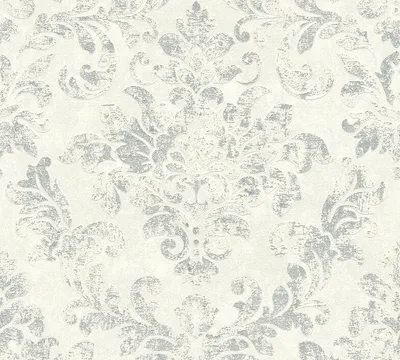 Produktbild von A.S. Création Barocktapete Neue Bude 2.0 Edition 2 Tapete mit Ornamenten Ben Vliestapete grau silber weiß 10,05 m x 0,53 m