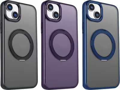 Produktbild von Mag Ring Rotating case kompatibel mit iPhone 14 Pro Max 6,7" Dunkelblau