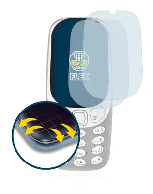 Produktbild von 2x BROTECT Fullscreen Schutzfolie für Nokia 3310 (2017) Displayschutz Folie Fullcover Klar Transparent