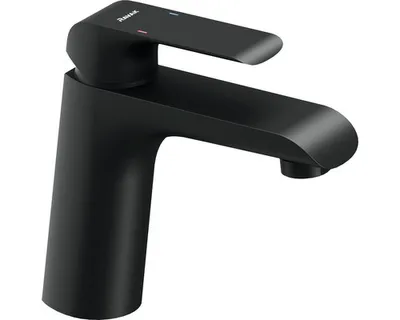 Produktbild von Ravak Flat - Waschtischarmatur, schwarz matt X070173
