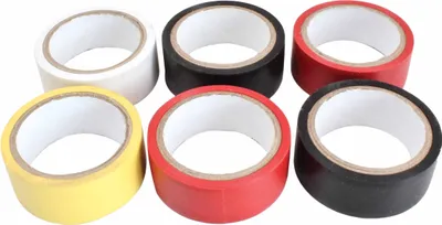 Immagine prodotto di Nastri isolanti adesivi in pvc plastificato, 6 rotoli nastro isolante elettrico, nastro adesivo, set/assortimento di 4 colori