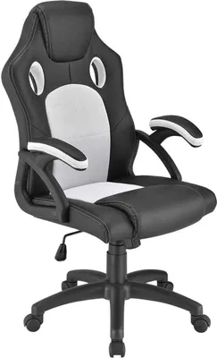 Zdjęcie produktu dla Fotel biurowy Montreal 28219, fotel gamingowy, ergonomiczny, regulowana wysokość, wyściełany, do 120 kg, biały